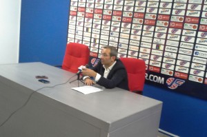 Ugo Ducarello in sala stampa