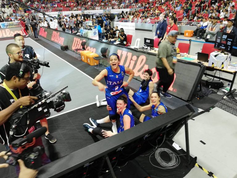 FIBA 3X3 WORLD CUP. Le Azzurre sono Campioni del Mondo! Petrucci: “Saranno le prime per il basket a ricevere il Collare d’Oro del CONI”. Rae Lin MVP