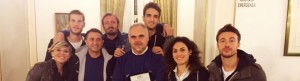 La Fortitudo Agrigento per la premiazione del coach Franco Ciani