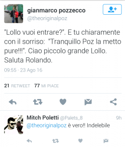 Il tweet di Gianmarco Pozzecco per Lorenzo De Lise