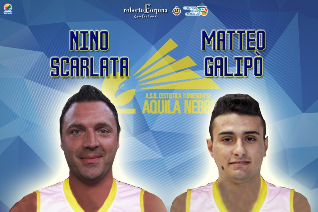 Nino Scarlata e Matteo Galipò sono ufficialmente due giocatori della Cestistica Torrenovese.