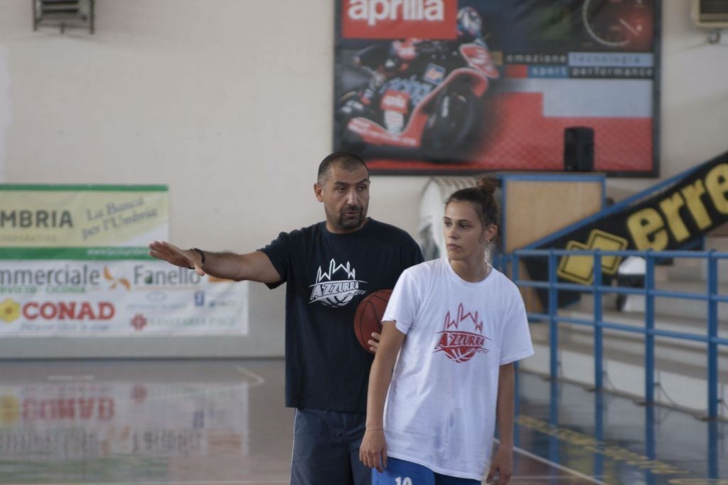 Martina Lombardo con coach Massimo Romano ad Orvieto