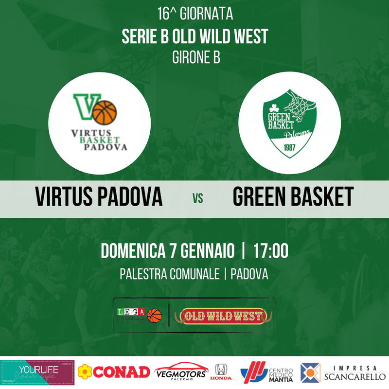 Virtus Padova - Green Basket Palermo